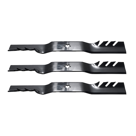 Oregon Lawn Mower Blades 3-pc Set, Gator G3, 18-7/16'' , 54'' Deck, Ariens, AYP, Craftsman & More 528970